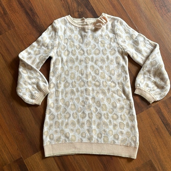 Cynthia Rowley Other - Cynthia Rowley Girls 4T Cheetah Print Sweater Dress